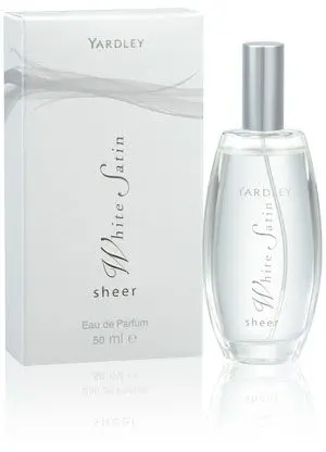 Sheer White Satin